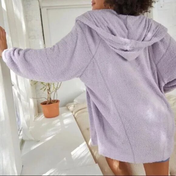 Urban Outfitters hooded jacket Out From Under Morgan model lavender small NWT - Picture 3 of 6